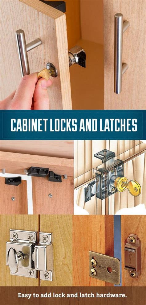 cabinet locks and latches easy to add and latch hardware on any door in the house