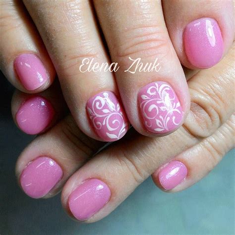 #ногтикемерово #дизайнногтей #росписьногтей #розовыйманикюр # ...
