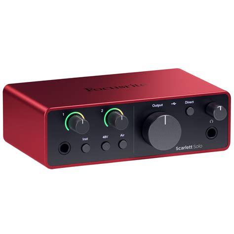 Focusrite Scarlett Solo 4th Gen « Audio Interface