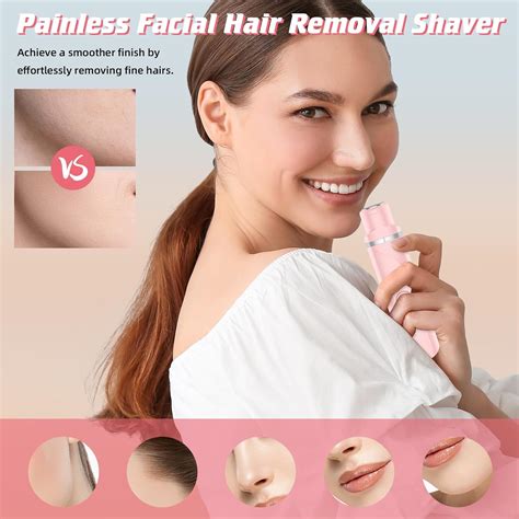 3 in 1 Bikini Trimmer for Women, Painless Facial Hair Removal, Electric