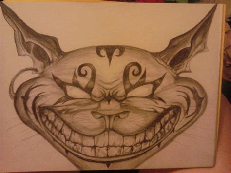 Cheshire Cat from Alice Madness Returns, me, charcoal, 2017. : r/Art