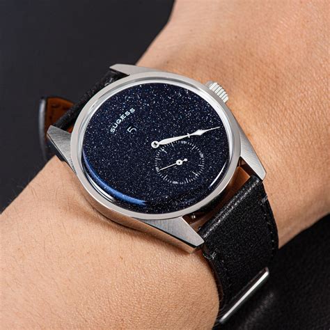 Sugess on Instagram: "Sugess S451-2 is bling bling BlueGold Stone Dial