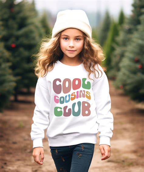 Cool Cousin Club Shirt, New Cousin Reveal, Gift for Toddler, Family