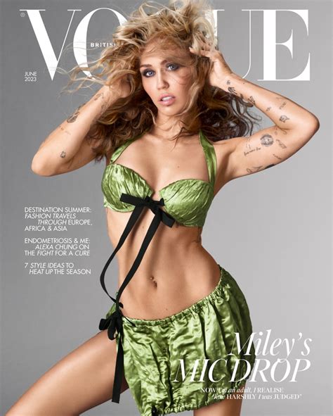 Miley Cyrus Impresses on British Vogue June 2023 Cover