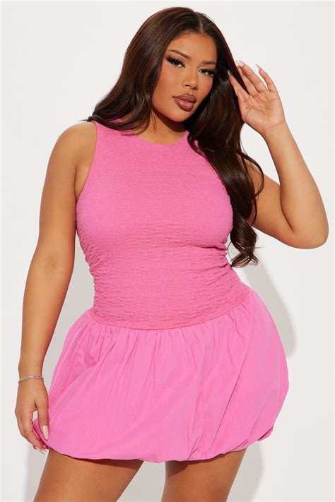 plus size pink dresses 1