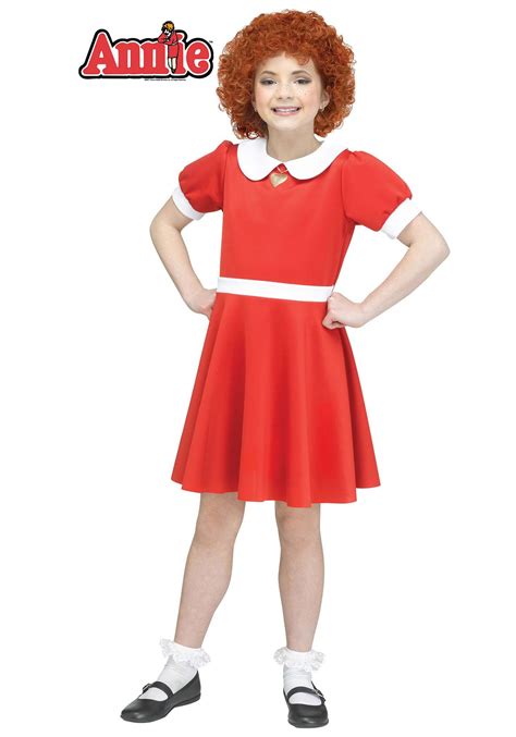 Kids Annie Costume - Halloween Costume Ideas