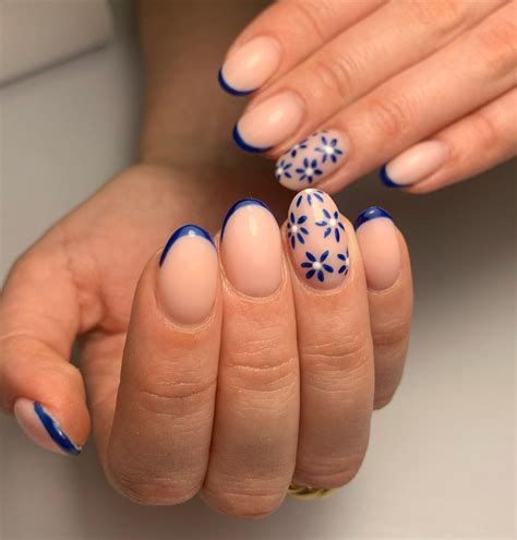 simple nail designs navy 10