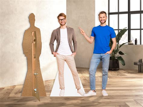 how to make a life size cardboard cutout