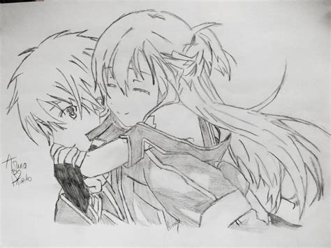 Love Anime Sketch at PaintingValley.com | Explore collection of Love ...