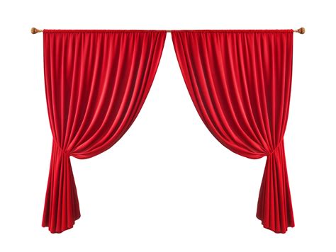 red curtain isolated 44613294 PNG