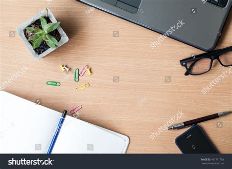 office table view  stock photo  shutterstock