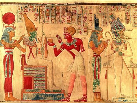 egyptian gods osiris stock vektorgrafik ancient egyptian god osiris