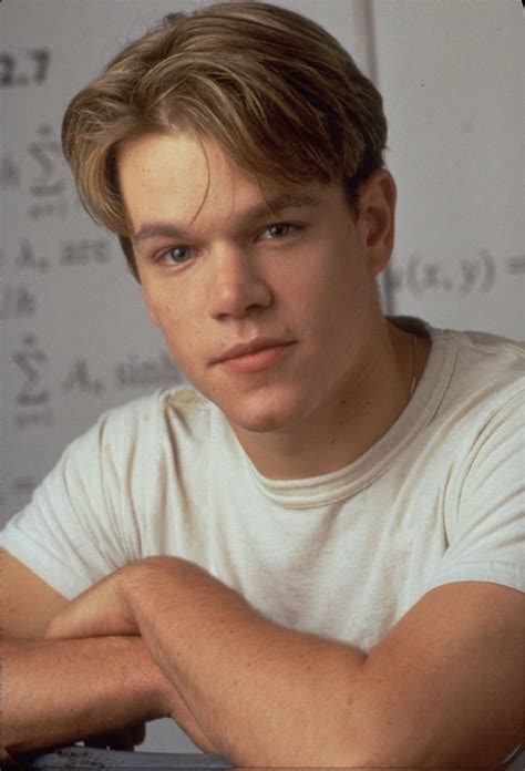Young Matt Damon Good Will Hunting