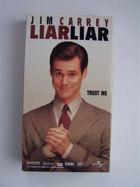LIAR LIAR VHS Video Tape Movie Jim Carrey EUR 7,84 - PicClick DE