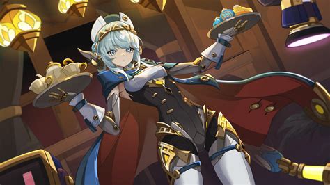 ineffa and birgitta (genshin impact) drawn by qiyanbujueshi | Danbooru