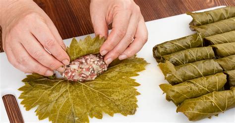 Как приготовить долму из виноградных листьев