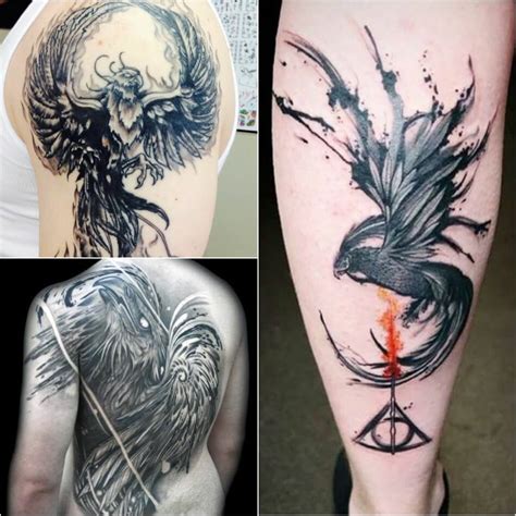 Тату Феникс - Идеи и Значение Тату Феникс с Фото | Tattoo-ideas.ru