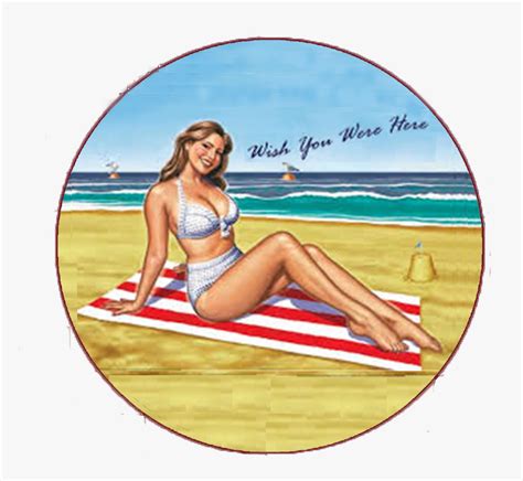 1950 Wish You Were Here Postcard, HD Png Download - kindpng