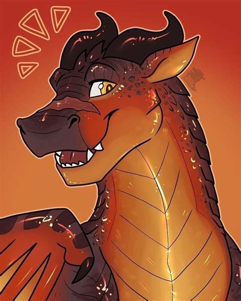 Охр || Umber | Wings of fire umber fanart, Fantasy creatures art, Frost