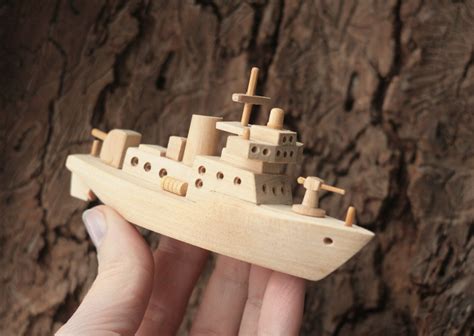 Wooden Boat Aircraft Carrier Wood Ship Model Collectible | Etsy