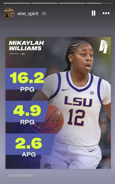 5-star commit Divine Bourrage shows support for LSU's Mikaylah Williams
