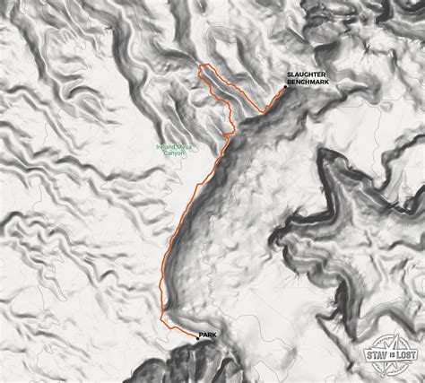 Hiking Map for Slaughter Benchmark