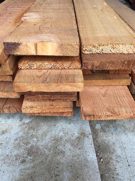 Rough Sawn 1x6 Western Red Cedar | G&B Quality Cedar