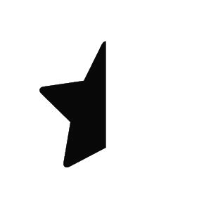 Half Star Symbol - ClipArt Best