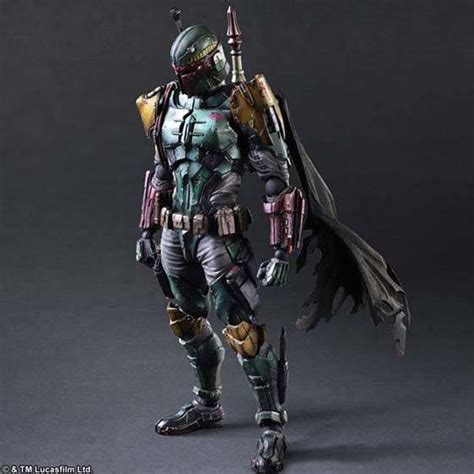 Star Wars Play Arts Kai Variant Boba Fett Action Figure | Gadgetsin