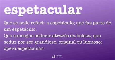 Como Se Escreve Espetacular