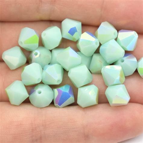 Swarovski Mint Alabaster Crystals - Etsy