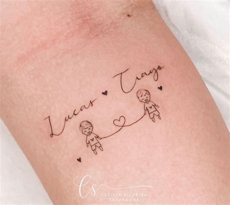 Tatuagens Com Nomes De Filhos E Desenhos - Tatuagens Nome Dos Filhos