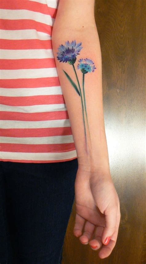 40 Insanely Gorgeous Blue Tattoos in Trend - Page 2 of 2 - Bored Art