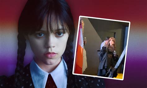 wednesday jenna ortega lesbian flag video sparks frenzy