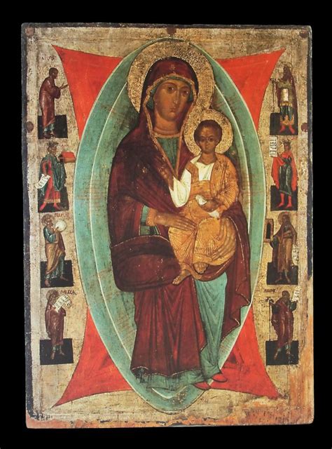 Mother of God surrounded by the Prophets | Православная икона ...