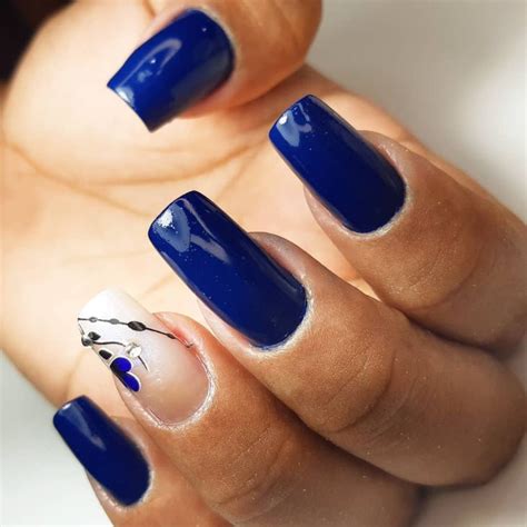Unhas De Gel Fotos Azul - Unhas em gel azul: 55 inspirações e tutoriais
