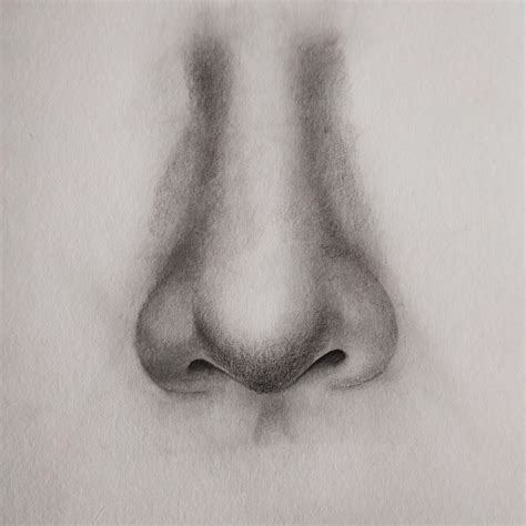 How to draw nose (front view)? | LOV4ARTS | Easy drawing techniques