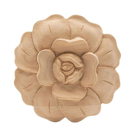 Architectural Products by Outwater Flower 3.75-in x 3.75-in Round ...