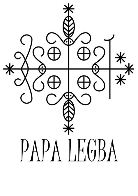 "Papa Legba Symbol" by Alexandhros | Redbubble