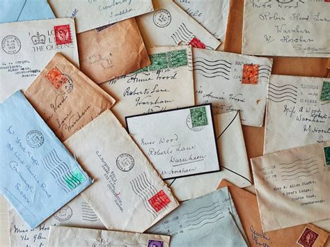 vintage letter envelope