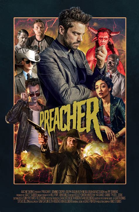 Preacher by Colm Geoghegan - Home of the Alternative Movie Poster -AMP-