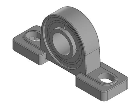 Подшипниковый узел UCP206 (подшипник Р206) - Чертежи, 3D Модели ...