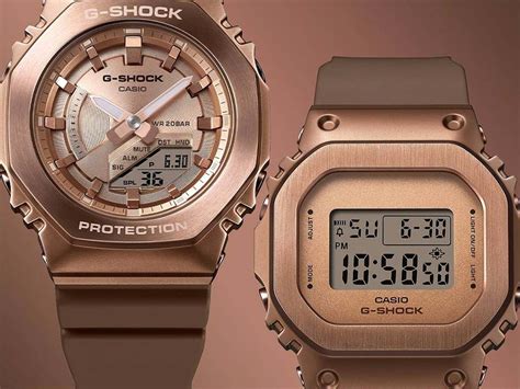 Новые женские G-SHOCK в бронзовом цвете - новинки от Casio в теплом ...