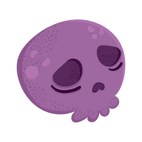 purple skull head 11439743 Vector Art at Vecteezy