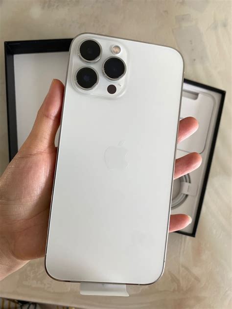 Silver Iphone 13 pro max 128gb, Mobile Phones & Gadgets, Mobile Phones ...