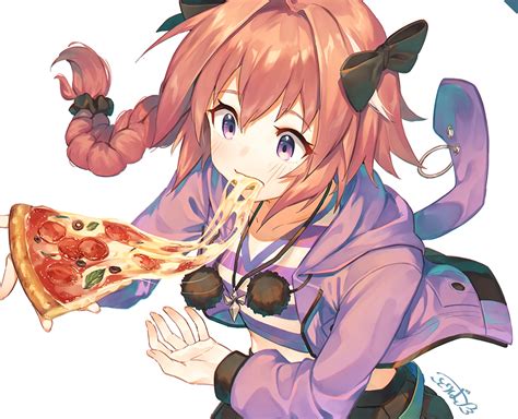 all male astolfo blush bow braids fate/grand order fate (series) food ...