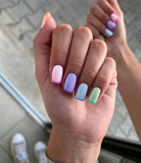 12 uñas francesas en color pastel para las amantes de los manis lindos ...
