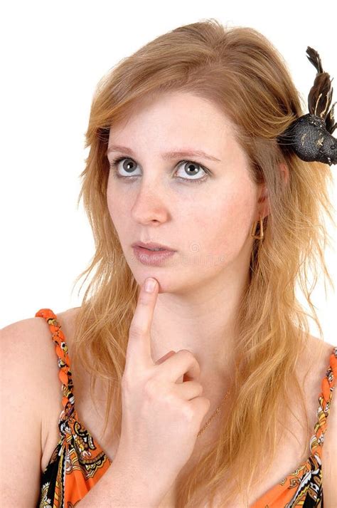 Beautiful Teen Girl With Flower. Stock Photo - Image of eyes, girl ...