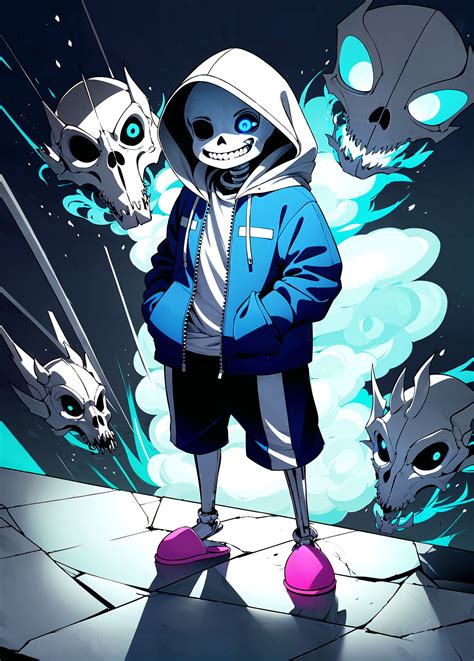 Sans | AI Generated by UMunchkin on DeviantArt