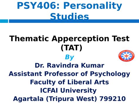(PDF) Thematic Apperception Test (TAT)